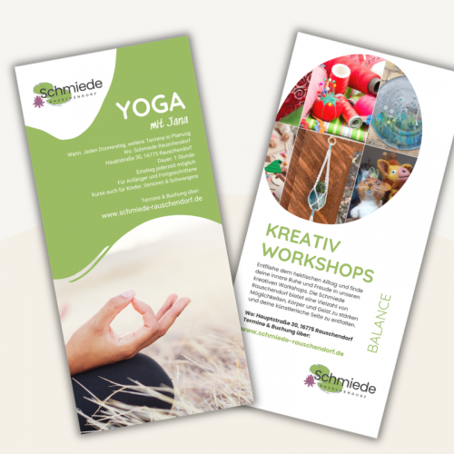 Schmiede Rauschendorf Flyer Portfolio