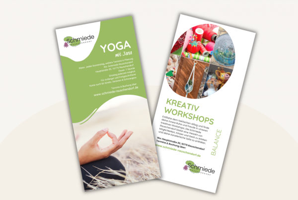 Schmiede Rauschendorf Flyer Portfolio