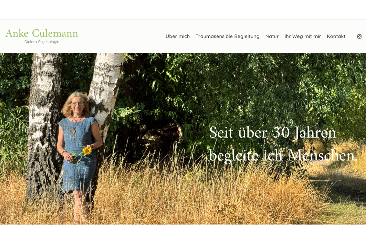 Anke Culemann – traumasensible Begleitung